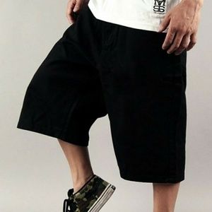 Dickies baggy black shorts for men